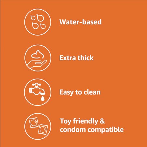Essentials Jelly Water Based Lube, 8 Fluid Ounce, Extra Thick Gel Personal... - Image 3