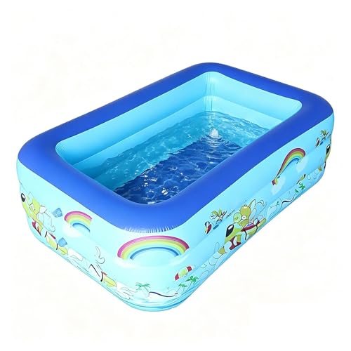 Petite piscine gonflable rectangulaire renforcée pour jardin - 8