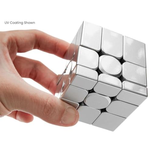 Image of MoYu Mirror Cube 3x3 V2 Magnetic Ball-Core Shape Mod | Silver UV Coated Finish & Auto-Alignment | Premium Stability, Smooth Turning & Anti-Pop Mechanism