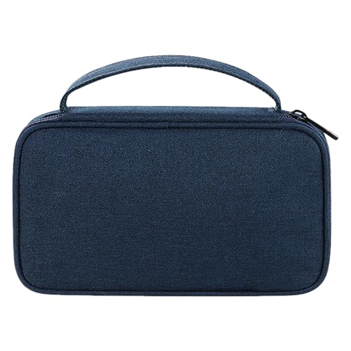 Qsvbeeqj Accessoires pour diabétiques stables Organisateurs de rangement pour test de glycémie avec appareil de mesure de glucose et accessoires d'insuline