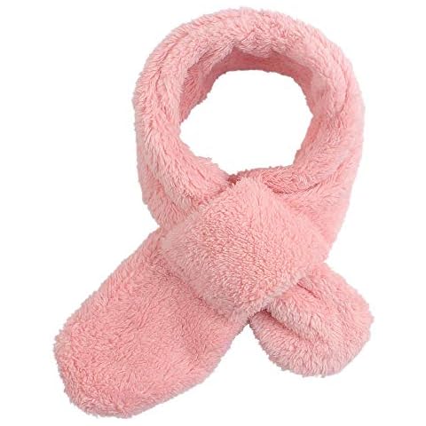 Pesaat Winter Kids Fleece Scarf for Toddlers Cover