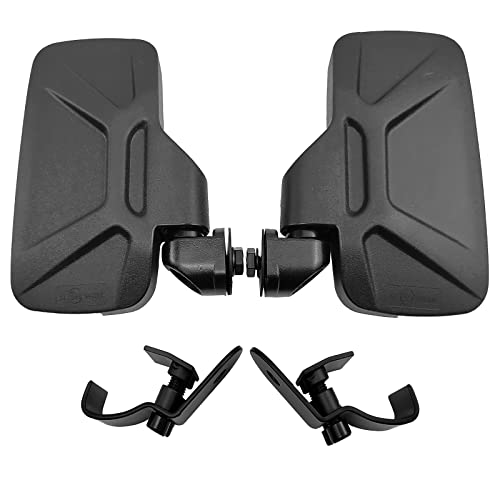 Ranger Side Rear-View Mirror Utv Rear-View Mirror Can Be Folded 360 Degrees And Adjusted Compatible With Special-Shaped Tube Anti Roll Bar Polaris Ranger General, Canadian American Guard Xiaoniu Path #TOP4
