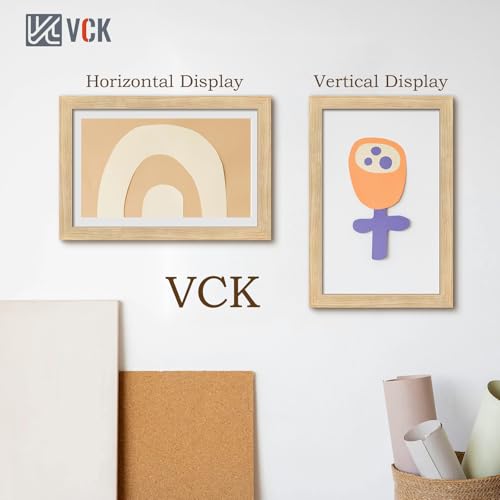 VCK 11x17 Picture Frame 5 Pack - Oak, Natural Solid Wood Poster Frames, Wall Gallery Frame by VCK - Image 6