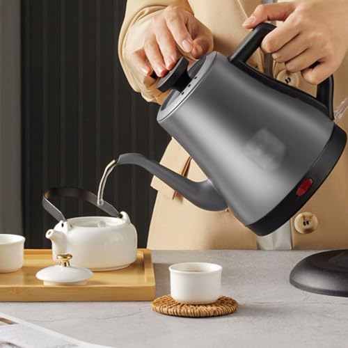 Hervidor eléctrico acero inoxidable boca ancha 1.2L miniatura 5