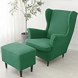 Dimensions disponibles : Housses de fauteuil extensibles : longueur 78-85 cm, hauteur 95-100 cm, profondeur 84-90 cm. Housses de repose-pieds : longueur 55-65 cm, largeur 35-45 cm, hauteur 20-30 cm. Nous vous recommandons de prendre les mesures avant d'acheter.