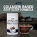 EHP Labs OxySleep Collagen Peptides Powder Night Time Shred - Promotes Deep Sleep & Shredding, Skin, Bones & Muscle Support, Pasture-Raised Bovine Collagen, Type I & III, 30 Servings (Hot Cocoa)