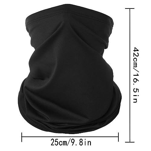 Image of 6 Pieces Summer Face Cover Scarf Mens Neck Gaiter For Men Women UV Protection Face Breathable Sun Protection Cycling Running