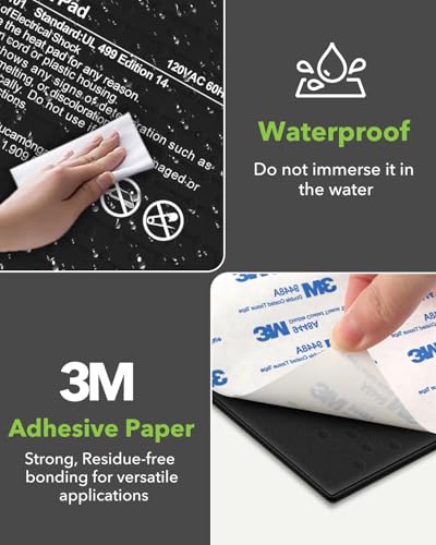 Image of BN-LINK Reptile Heat Pad 6 inchX8 inch 8W for 10-20gal Under Tank Terrarium Heating Mat Waterproof for Turtle, Lizard, Frogs, Snake, Hermit Crab