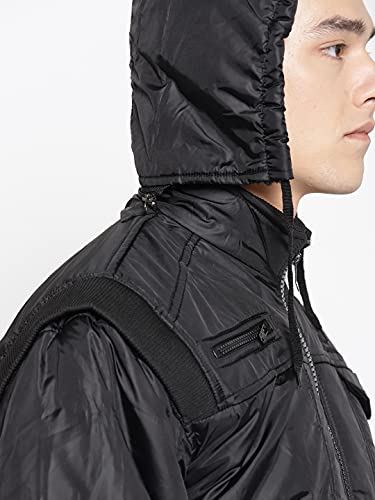 Image of TrapNation Men's Solid Regular Jacket Jerkin Storm