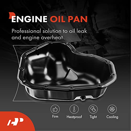 A-Premium Lower Engine Oil Pan Sump With Drain Plug Compatible With Toyota Camry 2010-2017 Highlander 2009-2019 Sienna 2011-2013 Avalon Lexus Es300H 2013-2018 2.5L 2.7L #TOP1