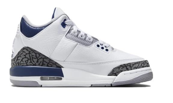 Jordan Big Kid's 3 Retro White/Midnight Navy (DM0967 140) - 4