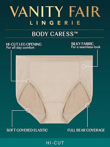 Image of Vanity Fair Women's Body Caress Flexible Fit Panties