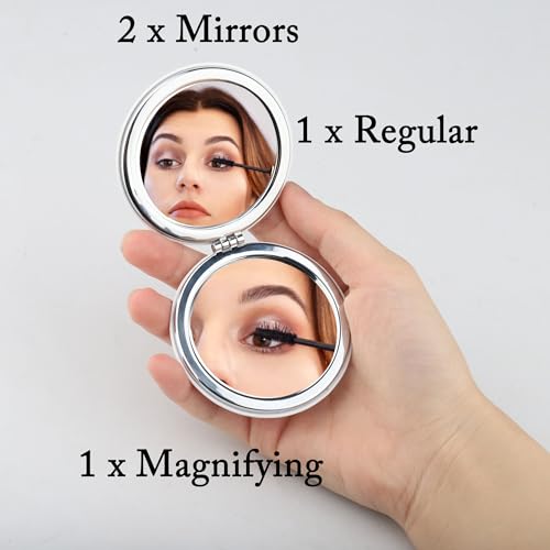 Espejo redondo para maquillaje Zuo Bao diámetro 7 cm miniatura 3