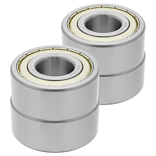 [4-Pack] 5306-ZZ - Angular Contact Ball Bearing 1.1811 in x 2.8346 in x 1.189 in (ID x OD x W) | 30 mm x 72 mm x 30.2 mm (ID x OD x W) with Double Metal Shield