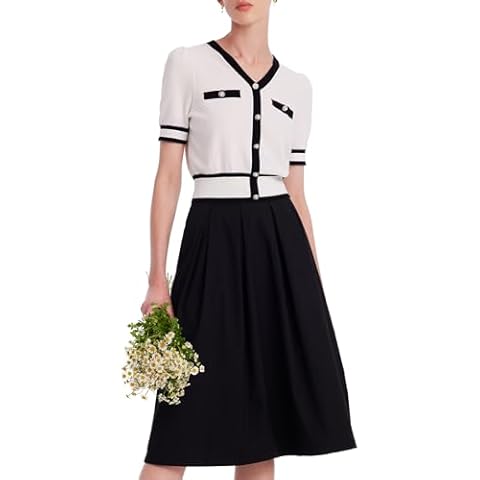 GOELIA Women's Two Piece Skirt Outfit Set Cover