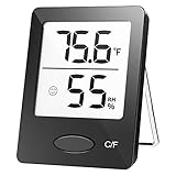 Flvmeasy Digital Thermometer Hygrometer, Indoor Humidity Meter, Home Temperature Thermometers Sensor...