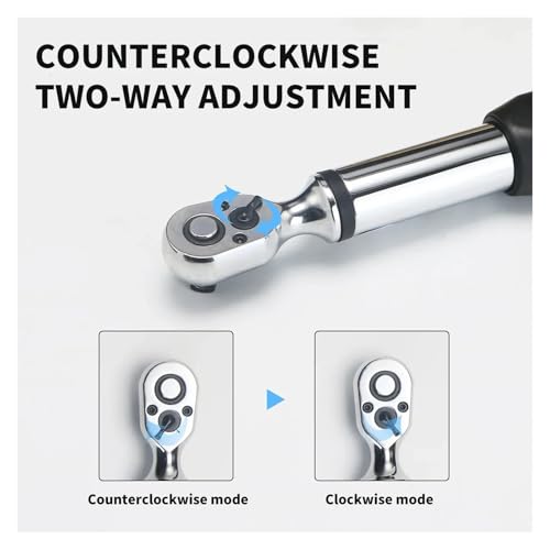 POAHNCU Digital Display Torque Meter, Economic Torque Wrench 1/2 Double Bidirectional Ratchet Head Digital Torque Wrench High Accuracy 2% Hand Tools,Bicycle Car Repairing Tool - Image 5