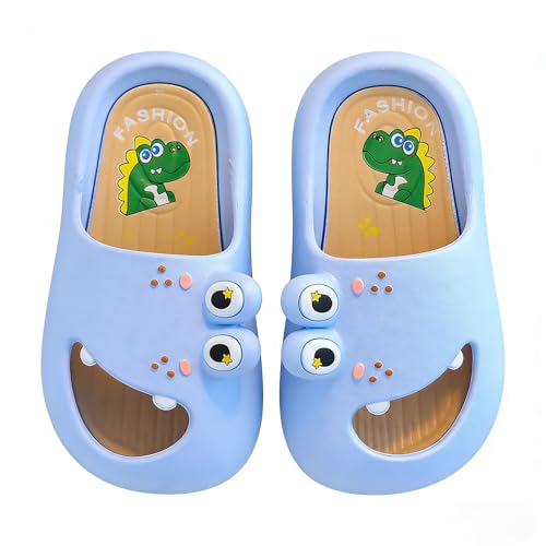 Image of Toddler Little Kids Slides Sandals Unicorn Dinosaur Bunny Beach Pool Shower Slides Anti-Skid Home Bath Slippers Cute Summer Outdoor Shoes for Girls and Boys