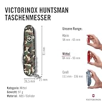 Victorinox Schweizer Taschenmesser Huntsman - Multitool mit 15 Funktionen – Ansicht 3