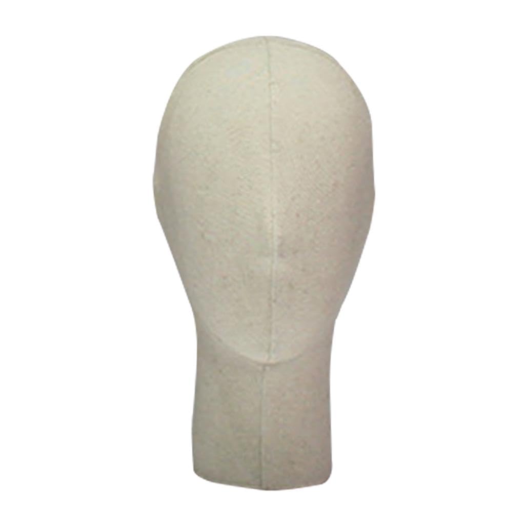 Abstract Mannequin Head for Wigs & Hats | Professional Salon Quality Stand | Travel-Friendly | Hair Extensions & Accessories Display | 2 Sizes Availab - Male Natural