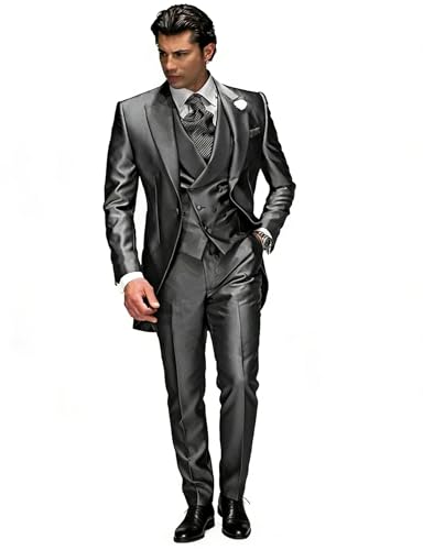 Blazer de costume pour homme à col à pointe et un bouton pour tenue formelle et business