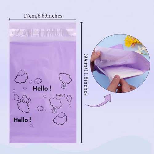 Image of Sanitary Disposal Bags Pack of 300,Cute Purple Sanitary Pad Disposal Bags 7x12inches Opaque Feminine Hygiene Disposal Bags Sanitary Trash Bags for Tampons,Sanitary Liners