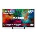 MEDION 163,9 cm (65 Zoll) Fernseher (Smart TV, 4K, Dolby Vision HDR, Prime Video, Disney+, kompatibel mit Google TV, PVR, Bluetooth, MD 865401)