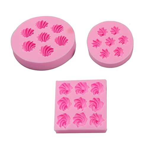 Molde de silicona hecho a mano para fondant, galletas, herramienta de decoración de tartas