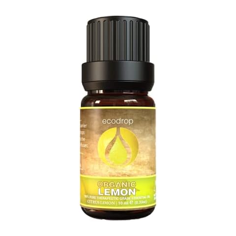 Ecodrop Organic Lemon Essential Oil 10ml Cover