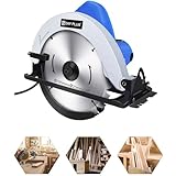 ✔ Coupe haute puissance et efficace: notre scie circulaire est équipée d'un moteur en cuivre pur de 900W avec une vitesse de rotation de 5500 tr / min pour des résultats de coupe plus puissants en moins de temps.