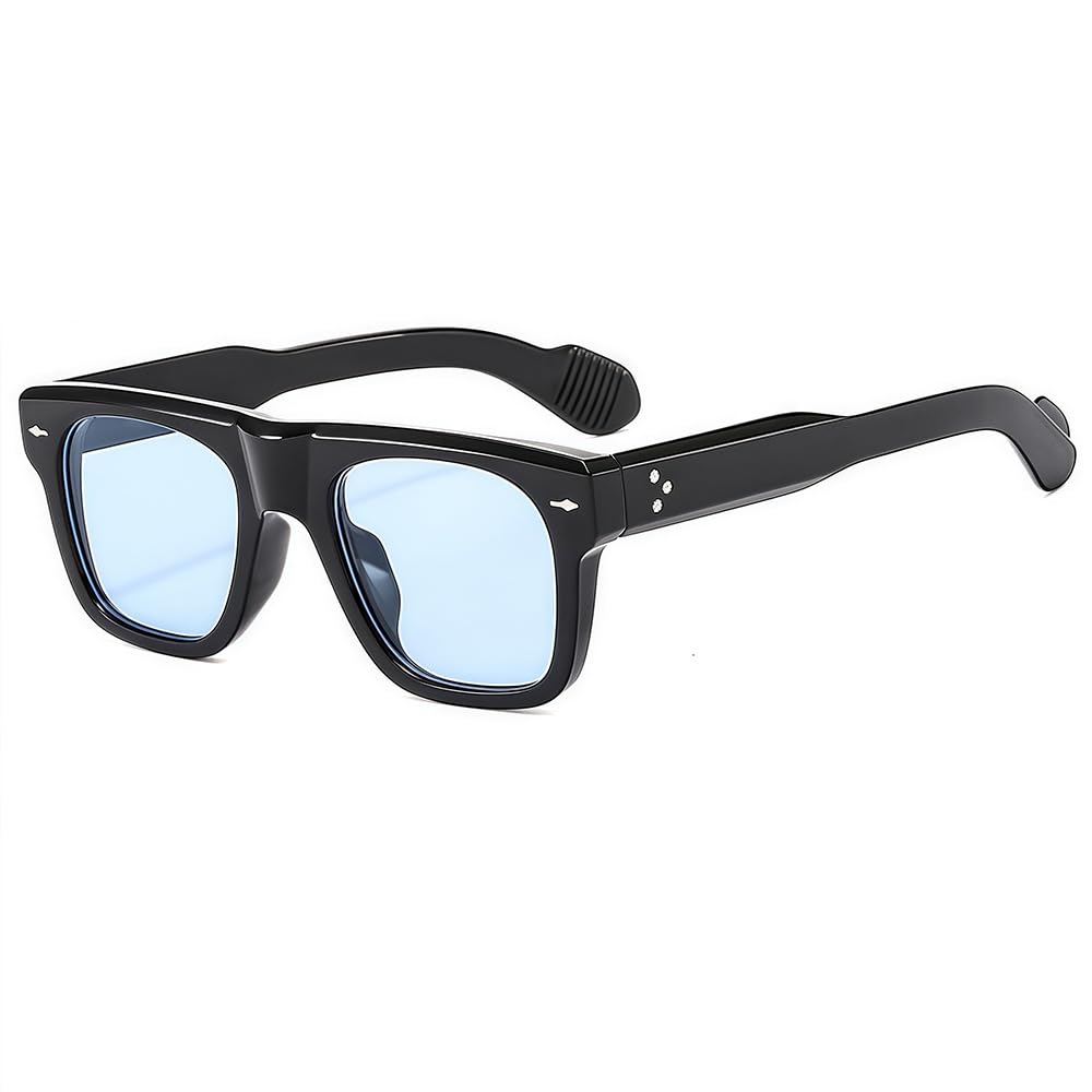jack marc Classic Vintage Candy Color Oversized Geometric Large Square Frame Sunglasses for Men & Women | UV400 Protection | Fashion Outdoor Retro Eyewear for Driving, Travel & Daily Wear-picture-47