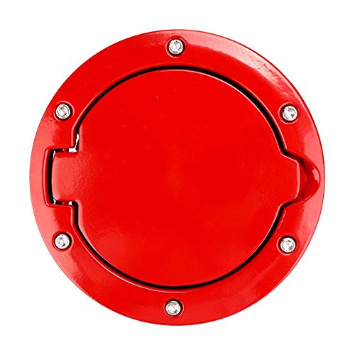 Couvercle de réservoir de carburant rouge pour vos aventures et sorties tout-terrain en JK