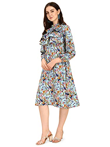 Image of OOMPH! Women's Wrap Knee Length Dress
