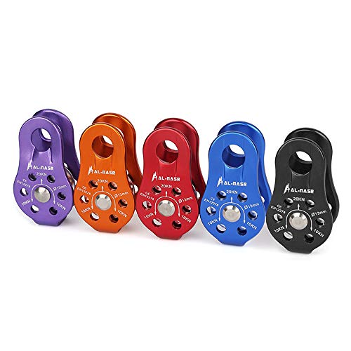 Polia, Andoer Polia fixa profissional para cabo de trole polia com rolamento de esferas, escalada em