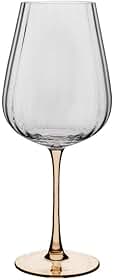 WOLFF - Conjunto 2 Taças de Vidro com Haste Âmbar Classic 560ml para Vinho