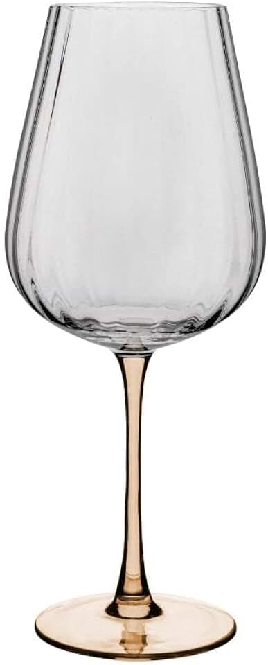 WOLFF - Conjunto 2 Taças de Vidro com Haste Âmbar Classic 560ml para Vinho