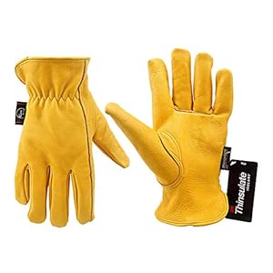 KIM YUAN Winter Warm Work Gloves 3M Thinsulate Lining Perfect for Gardening/Cutting/Construction/Motorcycle, Men & Women…