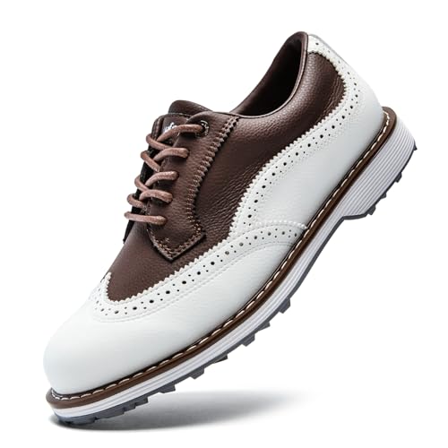 Image of UOFEIY Men's Spikeless Golf Shoes, Lightweight Sneakers