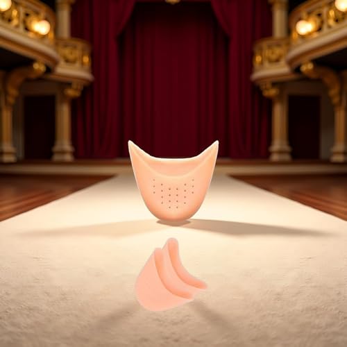 Image of 1 Pair Soft Silicone Gel Pointe Ballet Dance Shoe Toe Pads Toe Protector with Breathable Hole One Size Instant Cooling and Soothing Relief Gel Blister Pads Bunion Pads Foot Health
