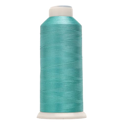 Image of High Tenacity Polyester Embroidery Machine Thread 40WT(120D /2) 4000M Per Spool for Commercial and Domestic Embroidery Machine (Teal Green-1746)