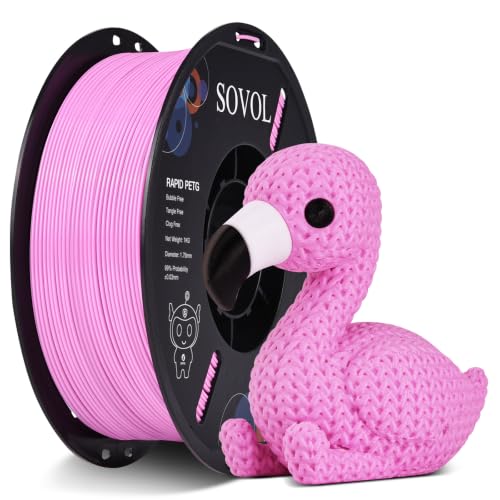 Sovol Rapid PETG Filament 1.75mm 1kg Pink High Speed Strong Durable