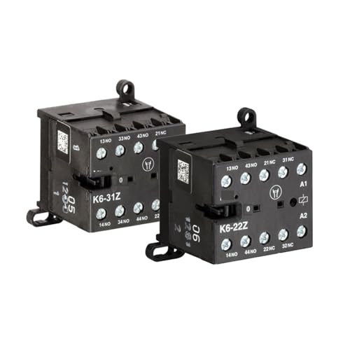 Mini contacteur K6-22Z 24V à 4 pôles pour relais de commande AC - 2