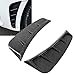Yuecoom Car Fender Air Vent Trim Cover, Side Air Vent Trim, Pair Front Bumper Side Air Vent Trim Exterior Carbon Fiber Style Universal Decoration