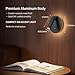 Aisilan Modern Dimmable LED Wall Sconce, 6W Adjustable Angle Bedside Wall Lamp with Touch Switch, Hardwired Indoor Wall Light for Bedroom, Living Room & Hallway