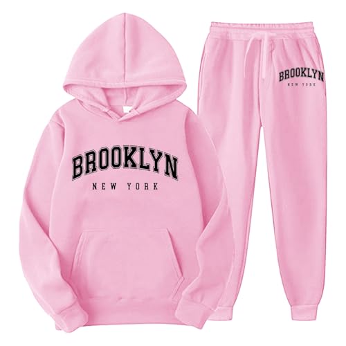 Survêtement de sport homme et femme ensemble sweat à capuche et pantalon de jogging uni