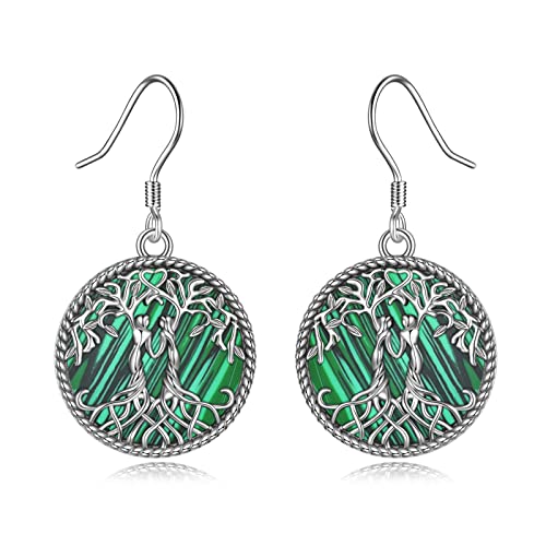 Image of YFN Sister Earrings Gifts from Sister, Sterling Silver Crystal Sister Earrings Jewelry, Birthday Jewelry Gift for Sisters