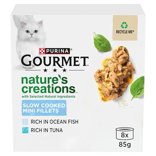 GOURMET Natures Creations Fish Wet Cat Food 8x85g
