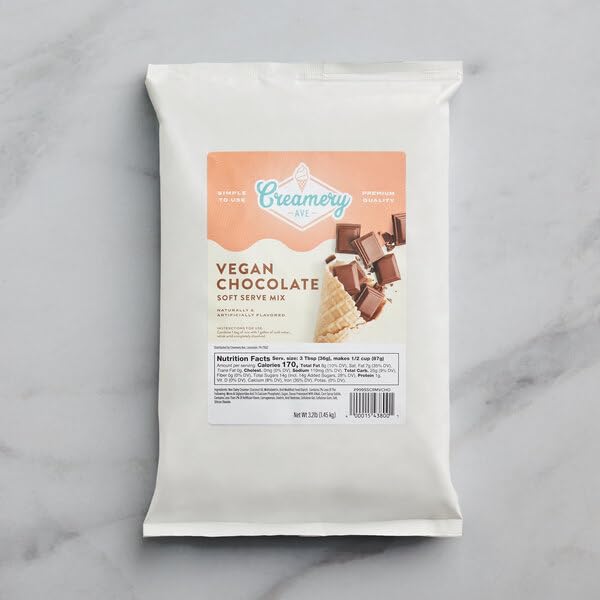 Soft Serve Mix, Triangle K Kosher, Gluten Free, 3.2 lb Bag By Magic Market (Vegan Chocolate)