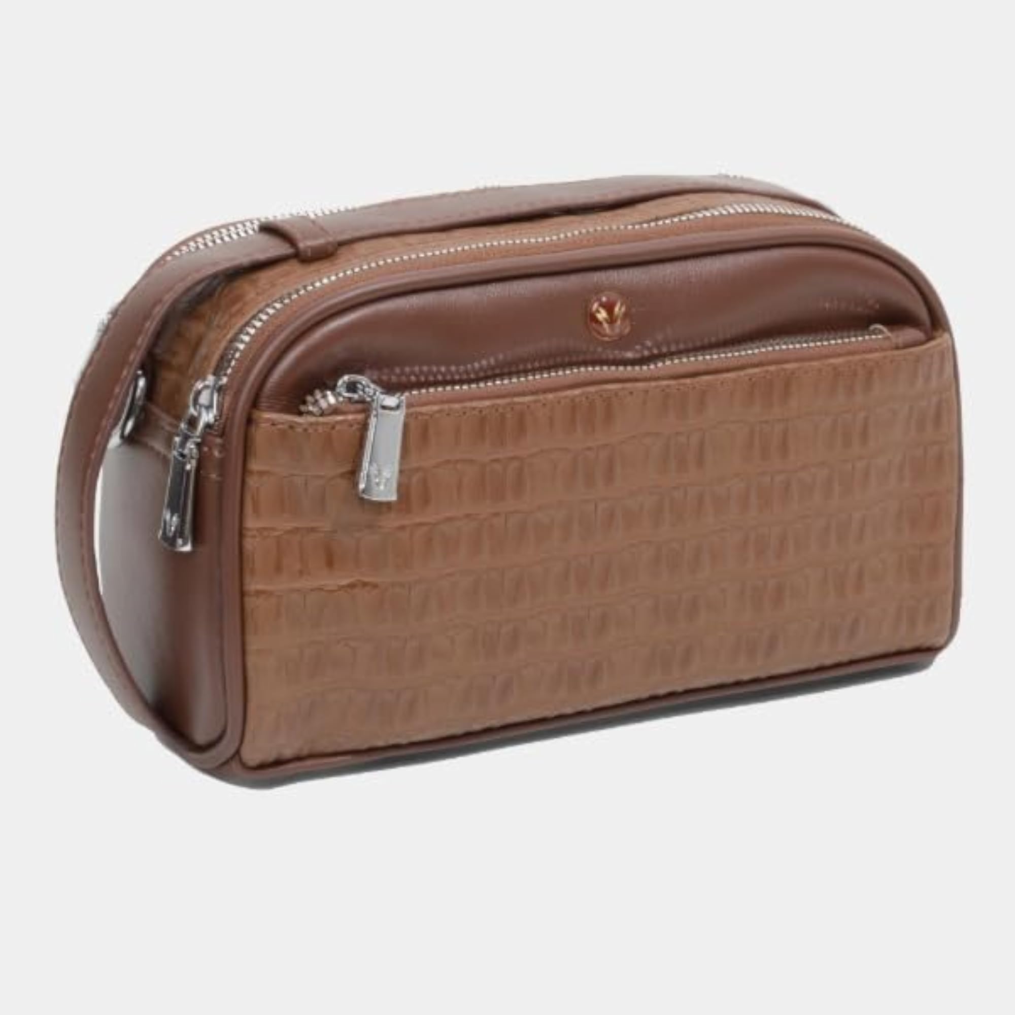 Unisex Brown Crossbody Sling Bag, Everyday Use