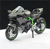 1:18 Pour Kawasaki Pour Ninja H2R Modèle De Moto Jouet Cadeau Donnant Modèle De Moto Statique Moulé Sous Pression